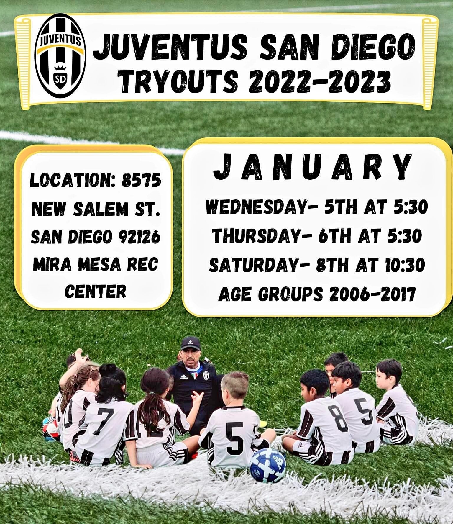 Competitive Youth Soccer Tryouts Registration
